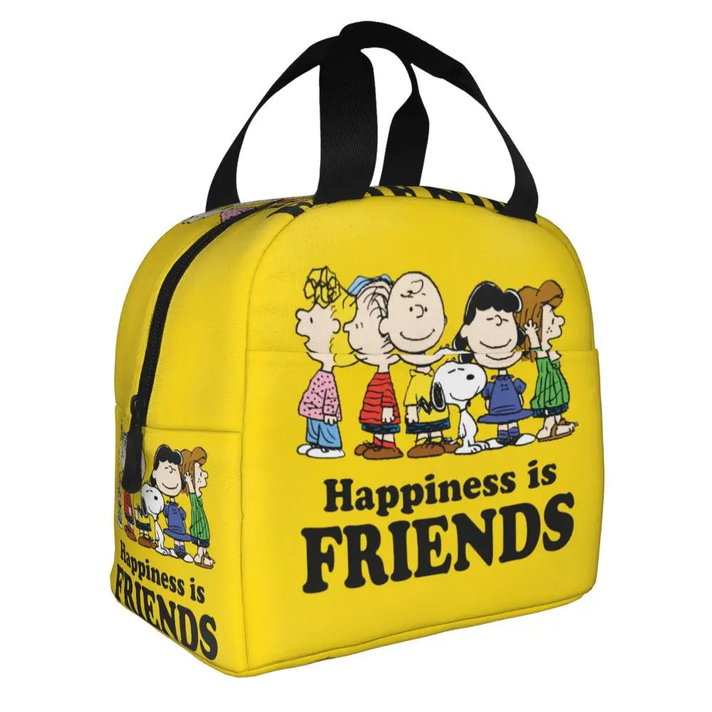 Snoopy Backpack Halloween Insulated Lunch Bag 22x20x13cm