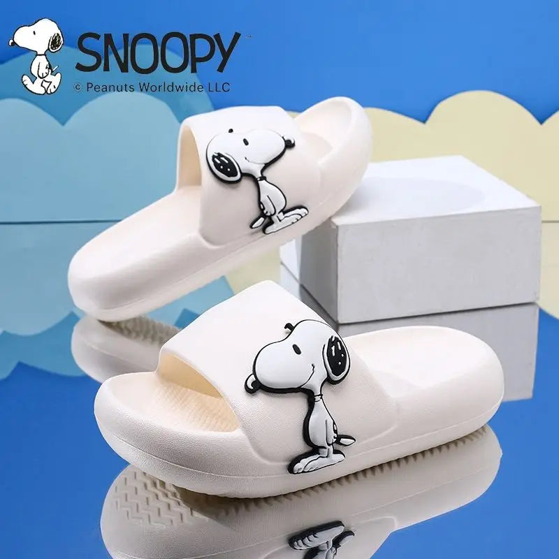 Snoopy Cartoon Slippers Lightweight Anti Slip Snoopy Shoes