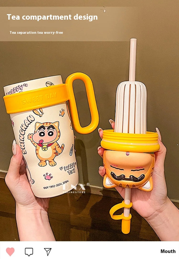 800ml 304 Stainless Steel Insulated Cup Cartoon Snoopy Cup