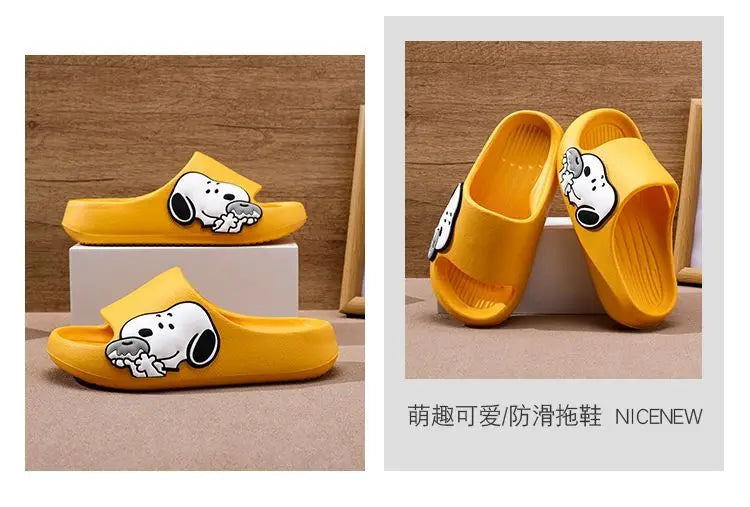MINISO Snoopy Non Slip Indoor Slippers Snoopy Slippers