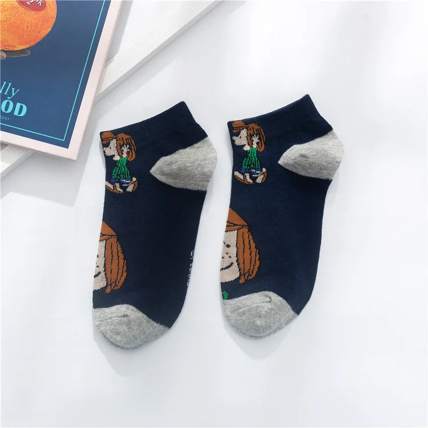 Low Tube Socks Women Men Cute Snoopy Socks