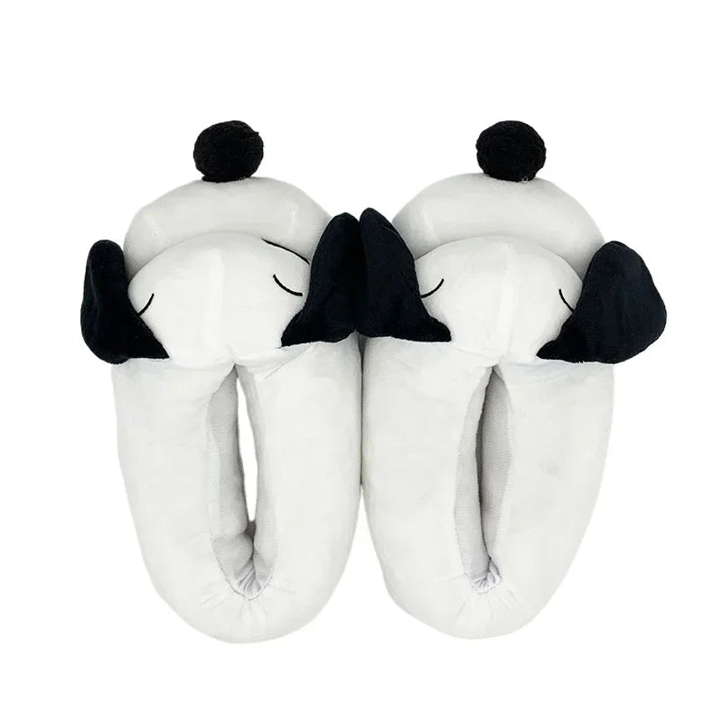 Comfy Winter Plush Slippers Cotton Snoopy Shoes