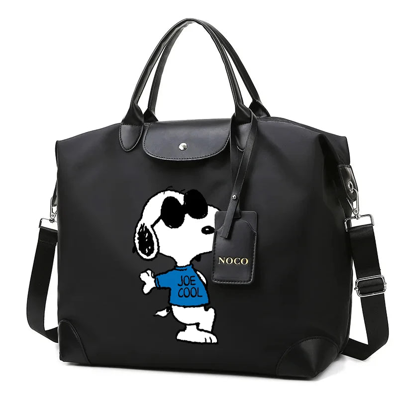 Snoopy Backpack Large Anime Travel Bag For Women 41x16x33cm