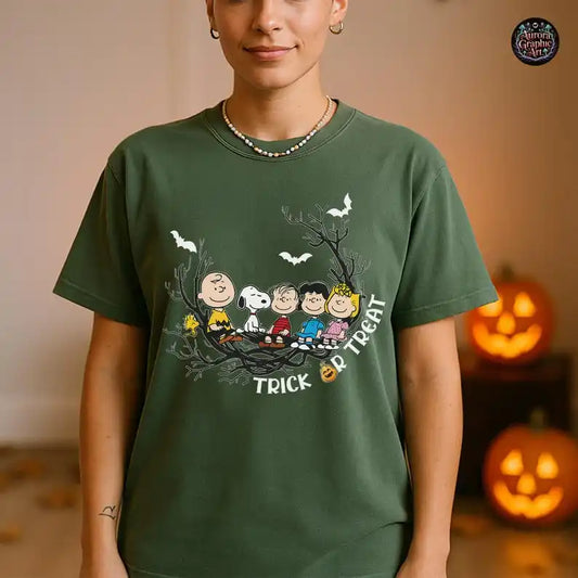 Trick Or Treat Snoopys And Friends Halloween Snoopy Shirt