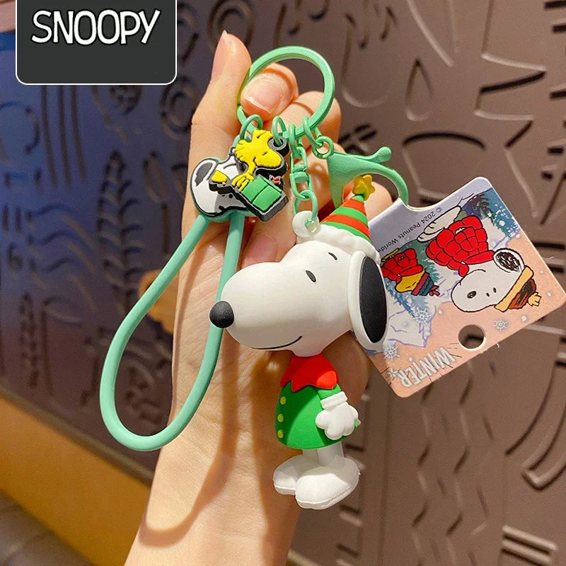 Key Chain Christmas Bag Charm Snoopy Keychain