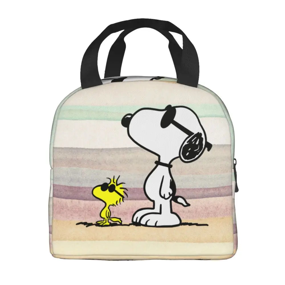 Snoopy Backpack Halloween Insulated Lunch Bag 22x20x13cm