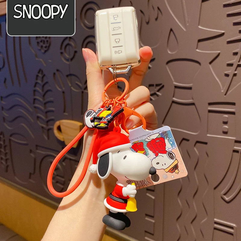 Key Chain Christmas Bag Charm Snoopy Keychain