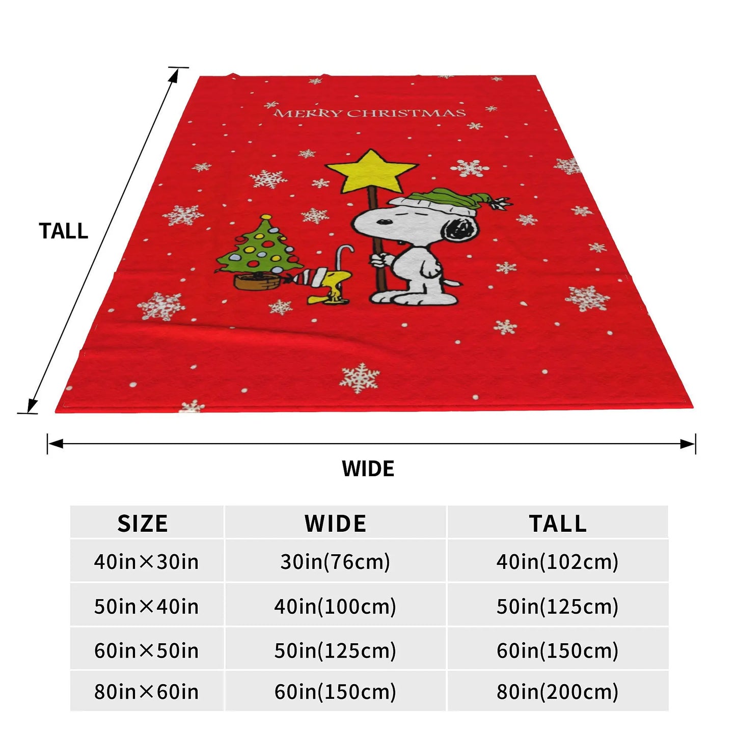 Snoopy Blanket Fleece Soft Breathable Throw Snoopy Blanket