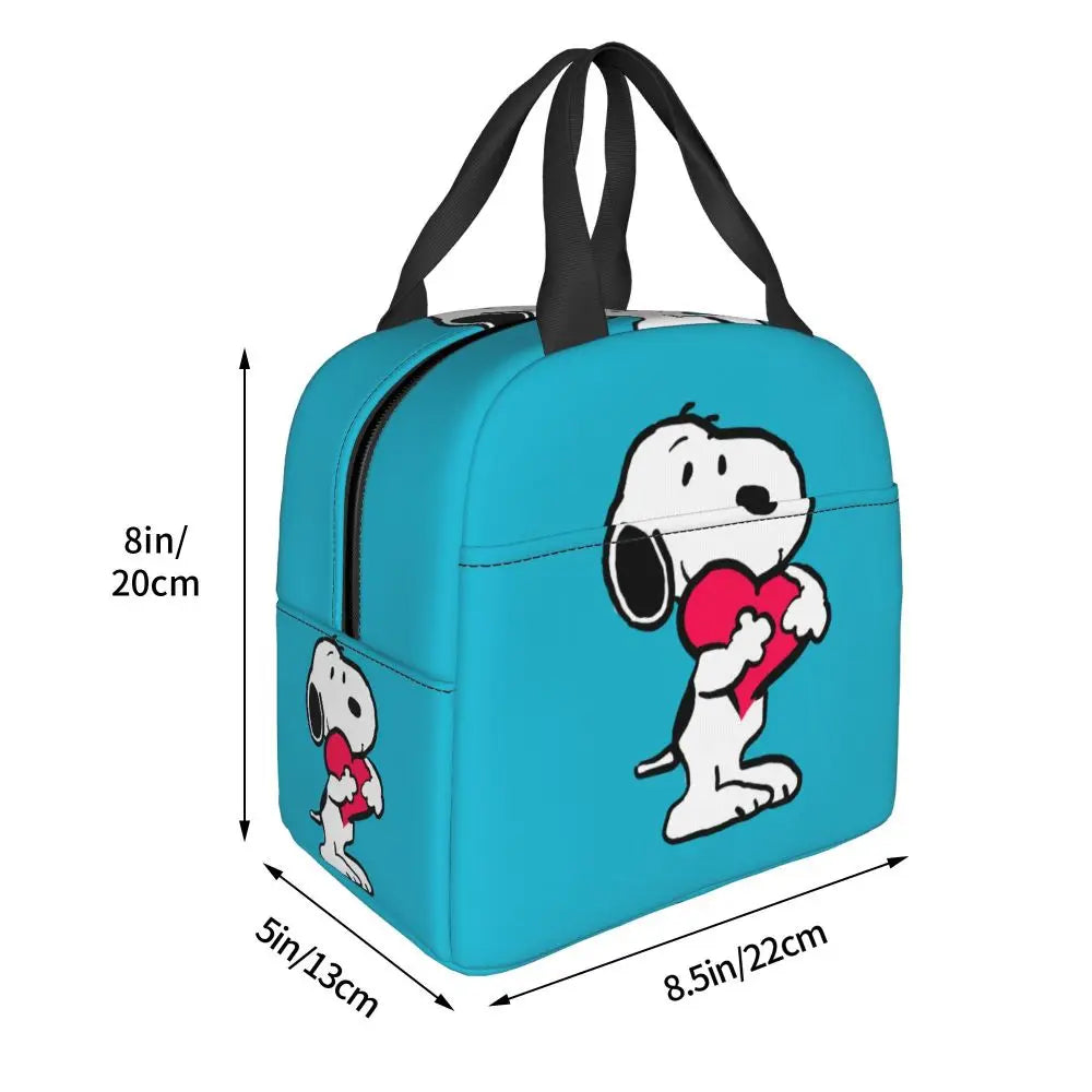 Snoopy Backpack Halloween Insulated Lunch Bag 22x20x13cm