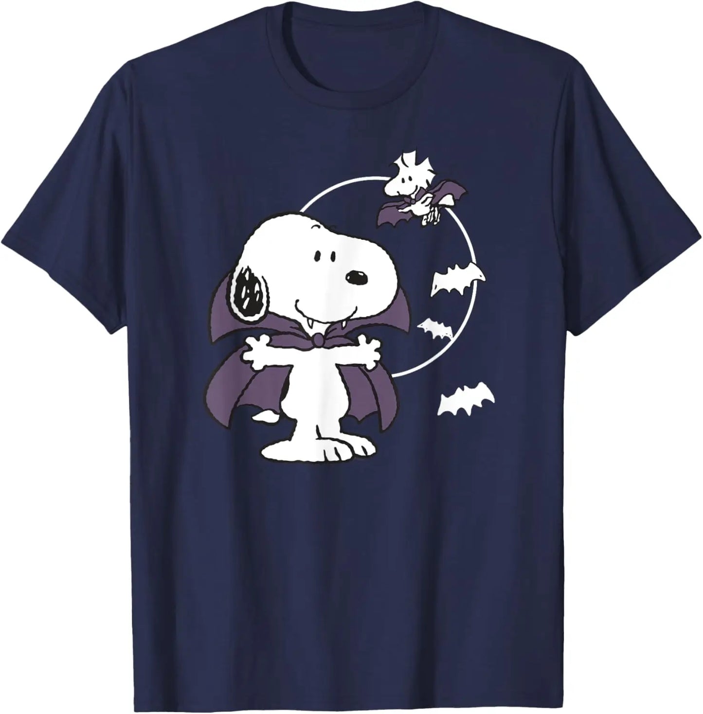 Halloween Vampire Tee Cotton Snoopy Shirt