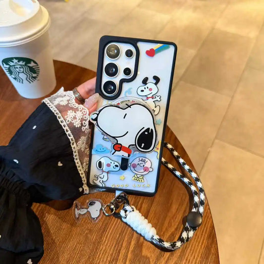 MagSafe Case for Samsung S22 S23 S24 S25 Snoopy Phone Case