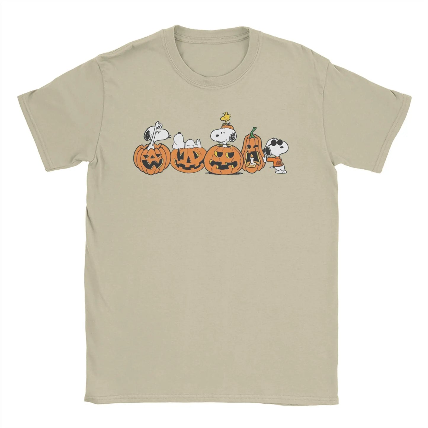 Unisex Snoopy Halloween Pumpkin Cotton Tee Snoopy Shirt