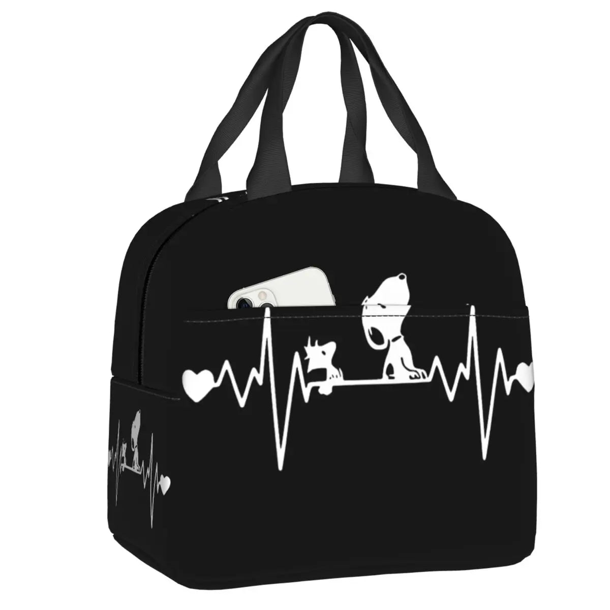 Snoopy Backpack Halloween Insulated Lunch Bag 22x20x13cm