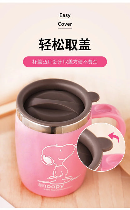 420ml Stainless Steel Mug for Men and Women Snoopy Cup