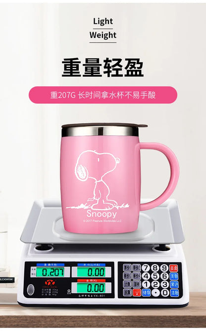 420ml Stainless Steel Mug for Men and Women Snoopy Cup