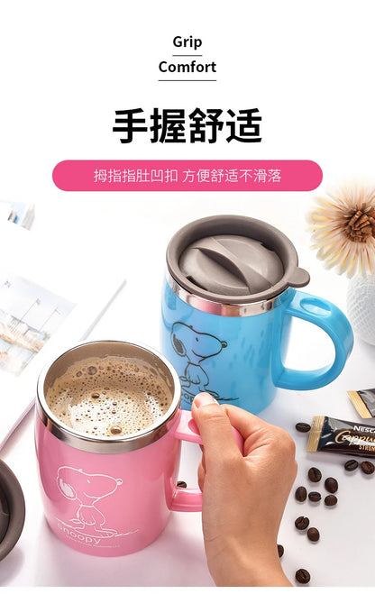 420ml Stainless Steel Mug for Men and Women Snoopy Cup
