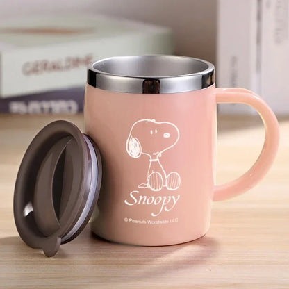 420ml Stainless Steel Mug for Men and Women Snoopy Cup