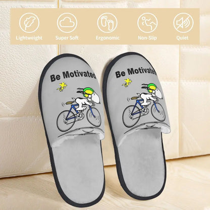 Memory Foam Women Slippers Four Leaf Clover Snoopy Slippers