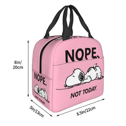 Snoopy Backpack Halloween Insulated Lunch Bag 22x20x13cm