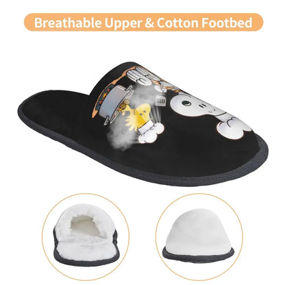 Memory Foam Women Slippers Four Leaf Clover Snoopy Slippers