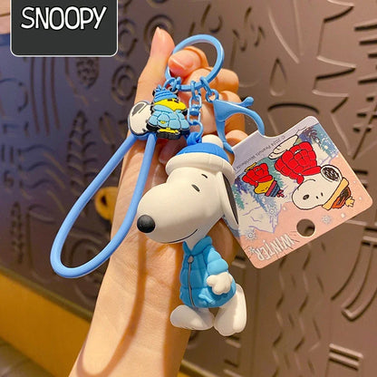 Key Chain Christmas Bag Charm Snoopy Keychain