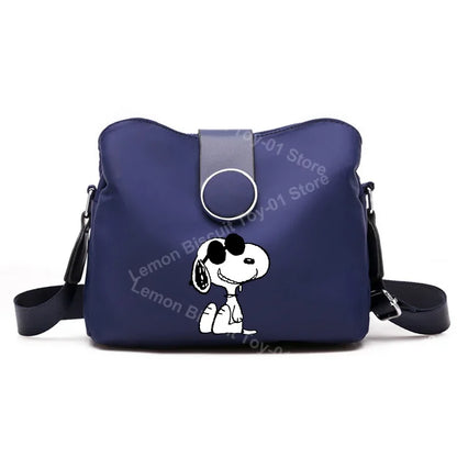 Snoopy Backpack Crossbody Nylon Shoulder Bag Licensed