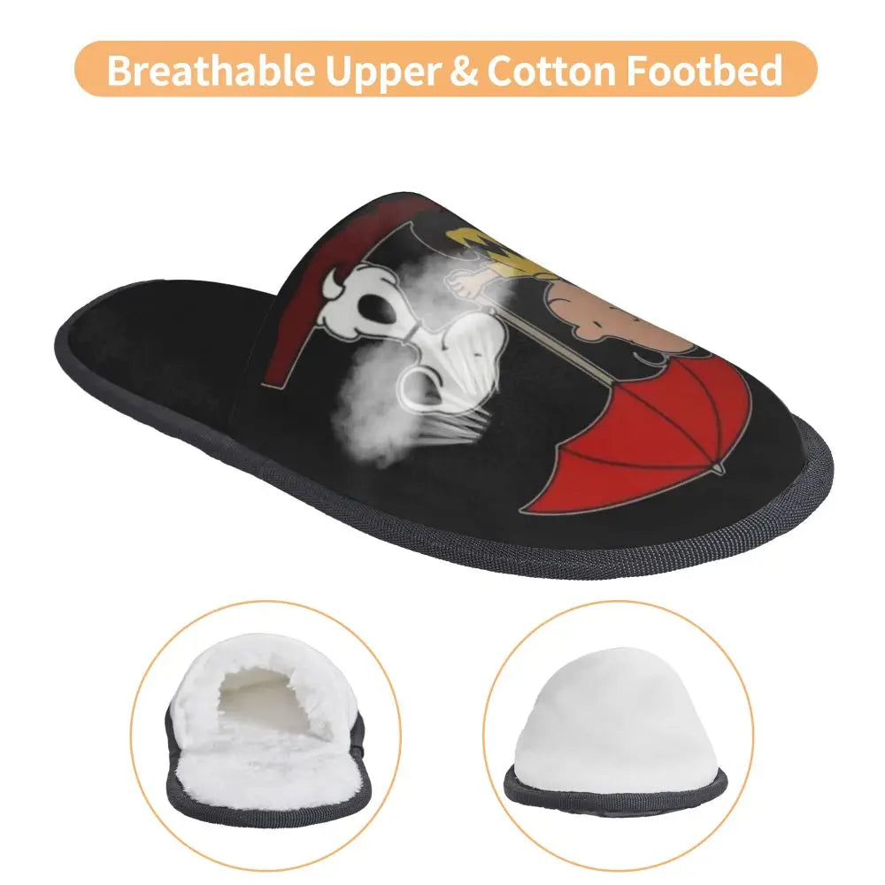 Memory Foam Women Slippers Four Leaf Clover Snoopy Slippers