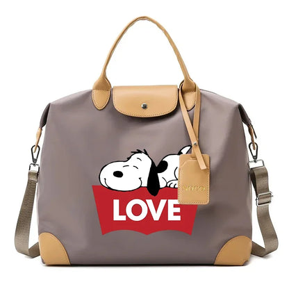 Snoopy Backpack Large Anime Travel Bag For Women 41x16x33cm