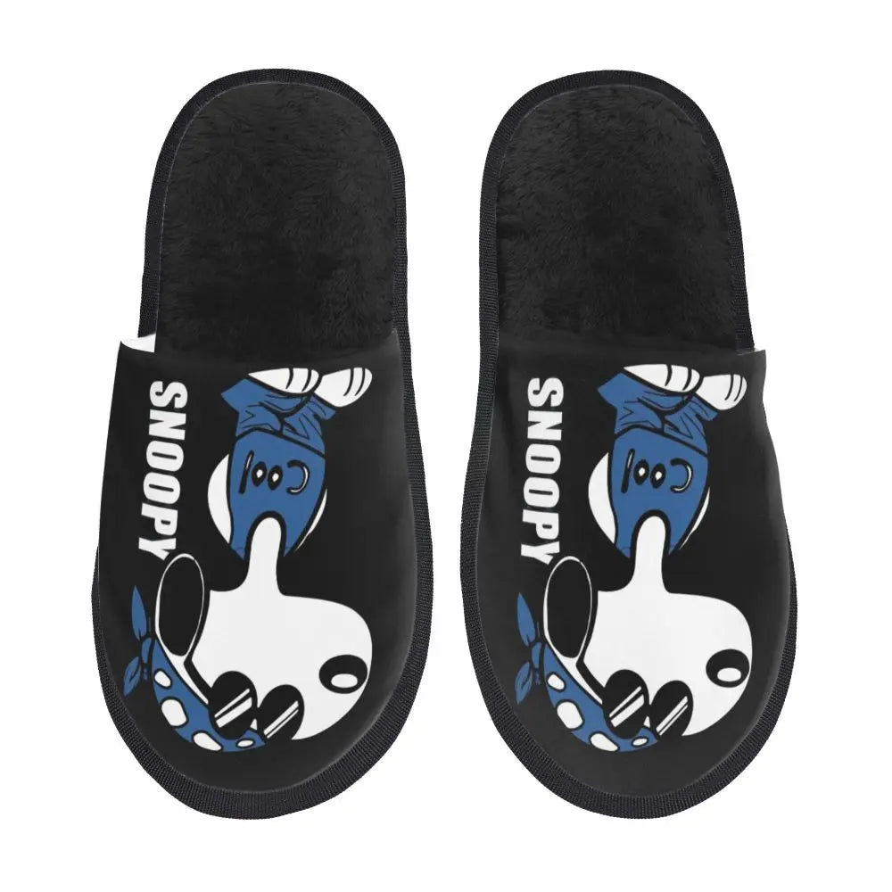 Memory Foam Women Slippers Four Leaf Clover Snoopy Slippers