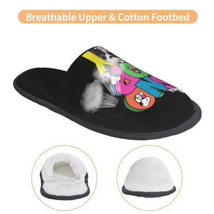 Memory Foam Women Slippers Four Leaf Clover Snoopy Slippers