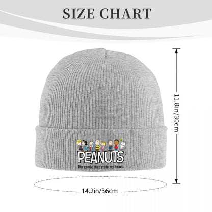 Peanuts Winter Knit Beanie Cotton Snoopy Hat