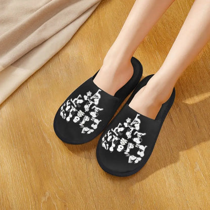 Memory Foam Women Slippers Four Leaf Clover Snoopy Slippers