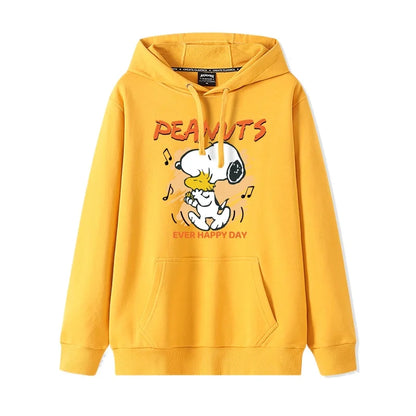 Velvet Hooded Sweatshirt Snoopy Stuffed Sweatshirt