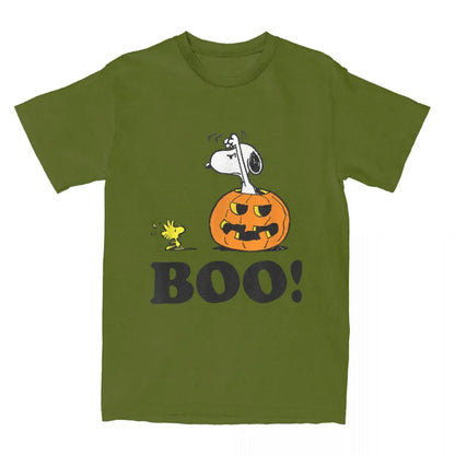Peanuts Halloween Boo Cotton T Shirt Snoopy Shirt