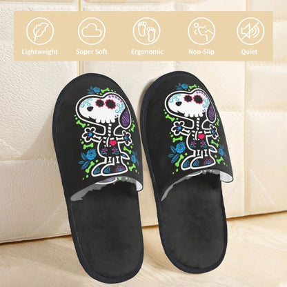 Memory Foam Women Slippers Four Leaf Clover Snoopy Slippers