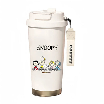 500ml Thermos Bottle Portable Snoopy Cup