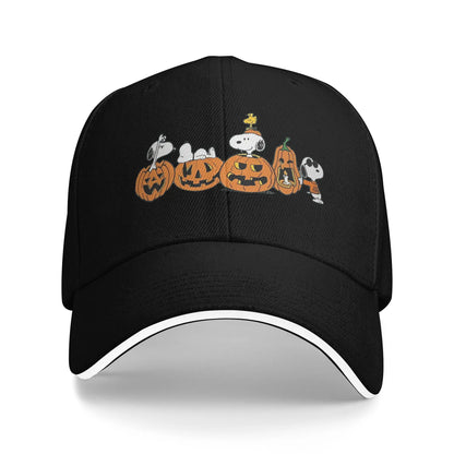 Halloween Pumpkin Cap Baseball Sun Snoopy Hat