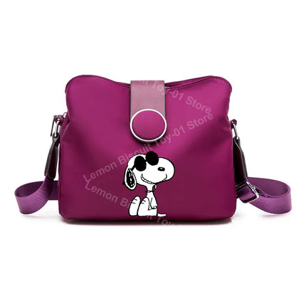 Snoopy Backpack Crossbody Nylon Shoulder Bag Licensed