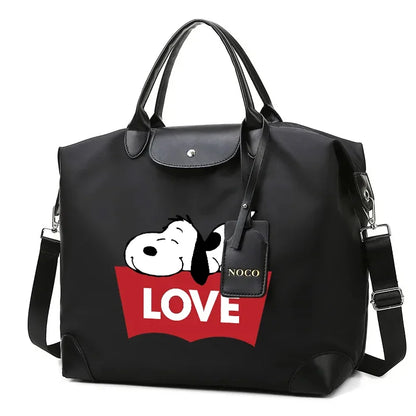 Snoopy Backpack Large Anime Travel Bag For Women 41x16x33cm
