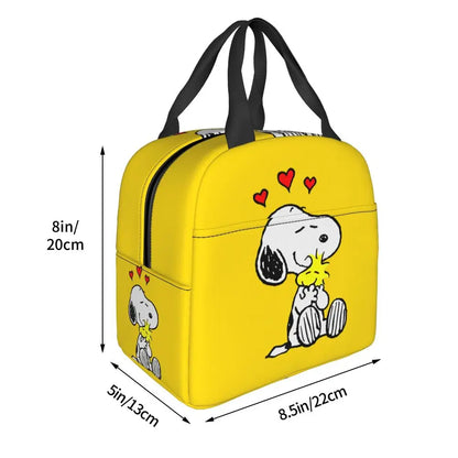 Snoopy Backpack Halloween Insulated Lunch Bag 22x20x13cm