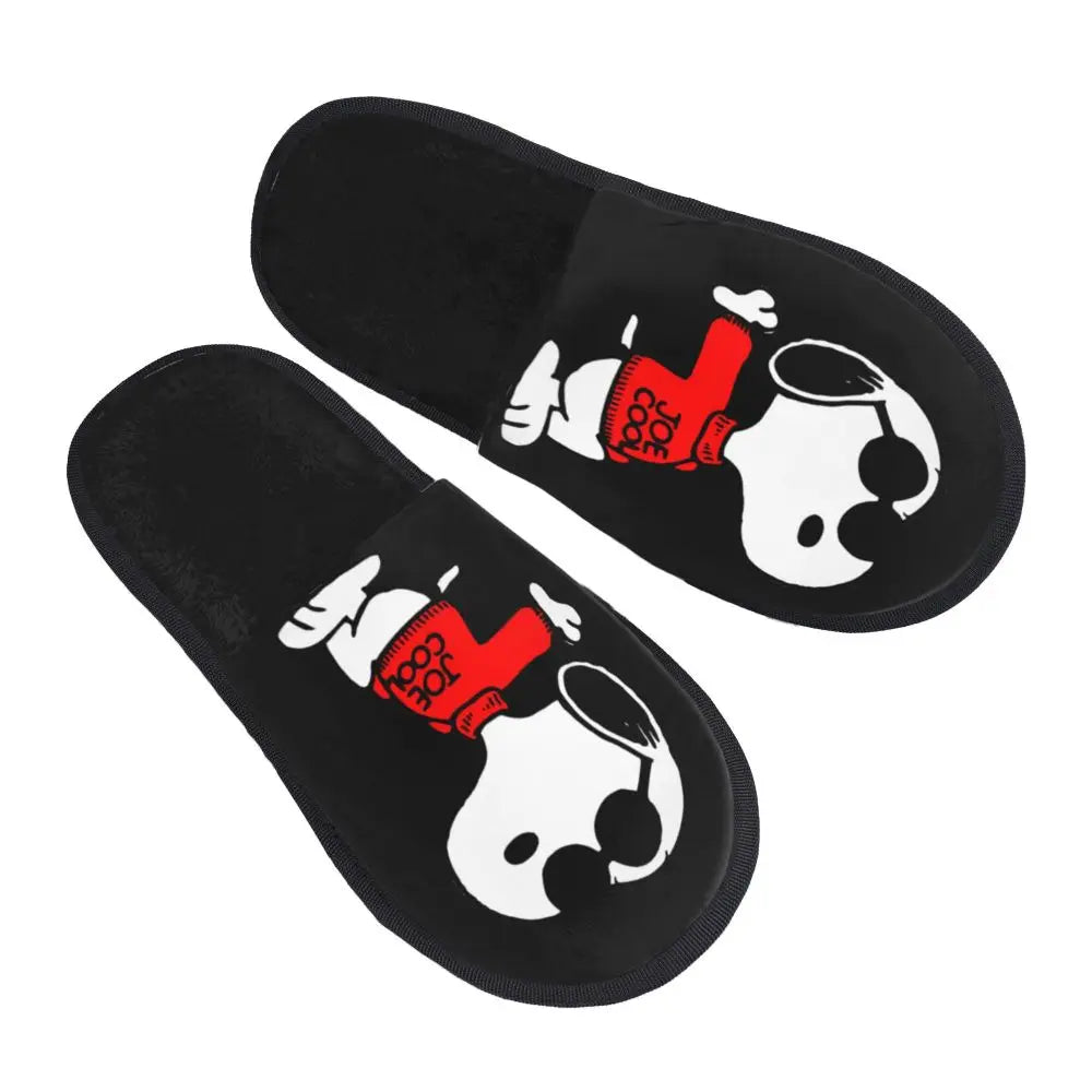 Memory Foam Women Slippers Four Leaf Clover Snoopy Slippers