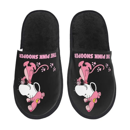 Memory Foam Women Slippers Four Leaf Clover Snoopy Slippers