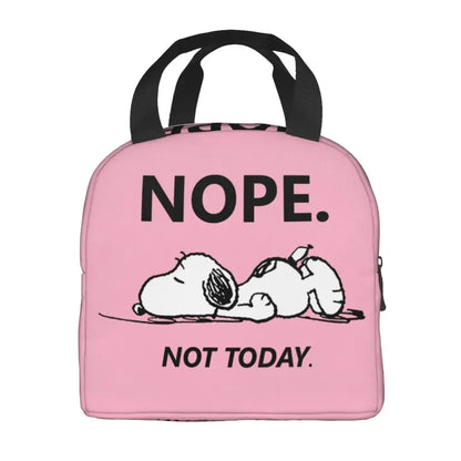 Snoopy Backpack Halloween Insulated Lunch Bag 22x20x13cm