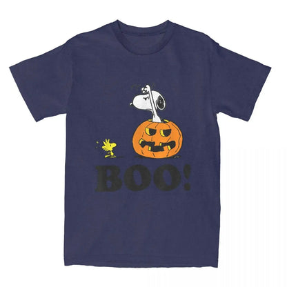 Peanuts Halloween Boo Cotton T Shirt Snoopy Shirt