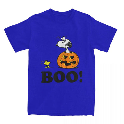 Peanuts Halloween Boo Cotton T Shirt Snoopy Shirt
