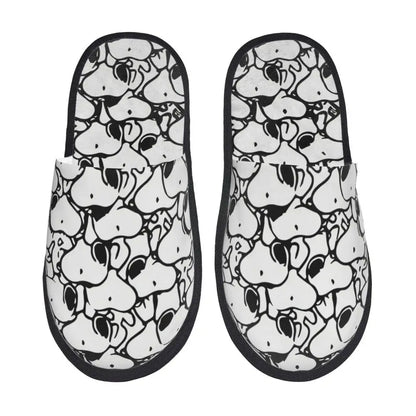 Anime Pattern Memory Foam Slippers Snoopy Slippers
