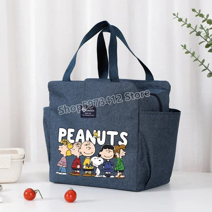 Snoopy Backpack Insulated Lunch Bag Bento Pack Ice Pack