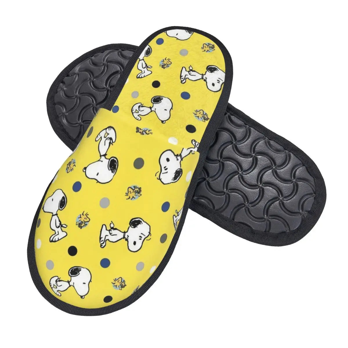 Anime Pattern Memory Foam Slippers Snoopy Slippers