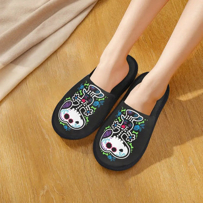 Memory Foam Women Slippers Four Leaf Clover Snoopy Slippers