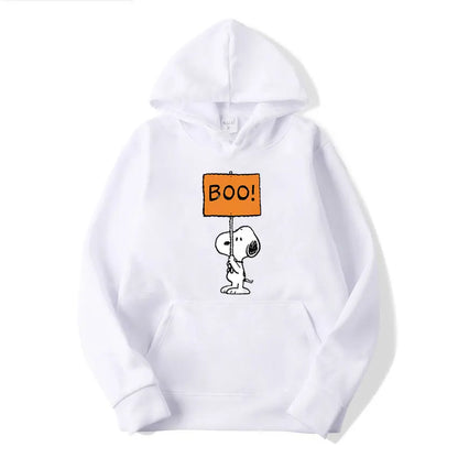 Hooded Boo Hoodie Casual Snoopy Hoodie